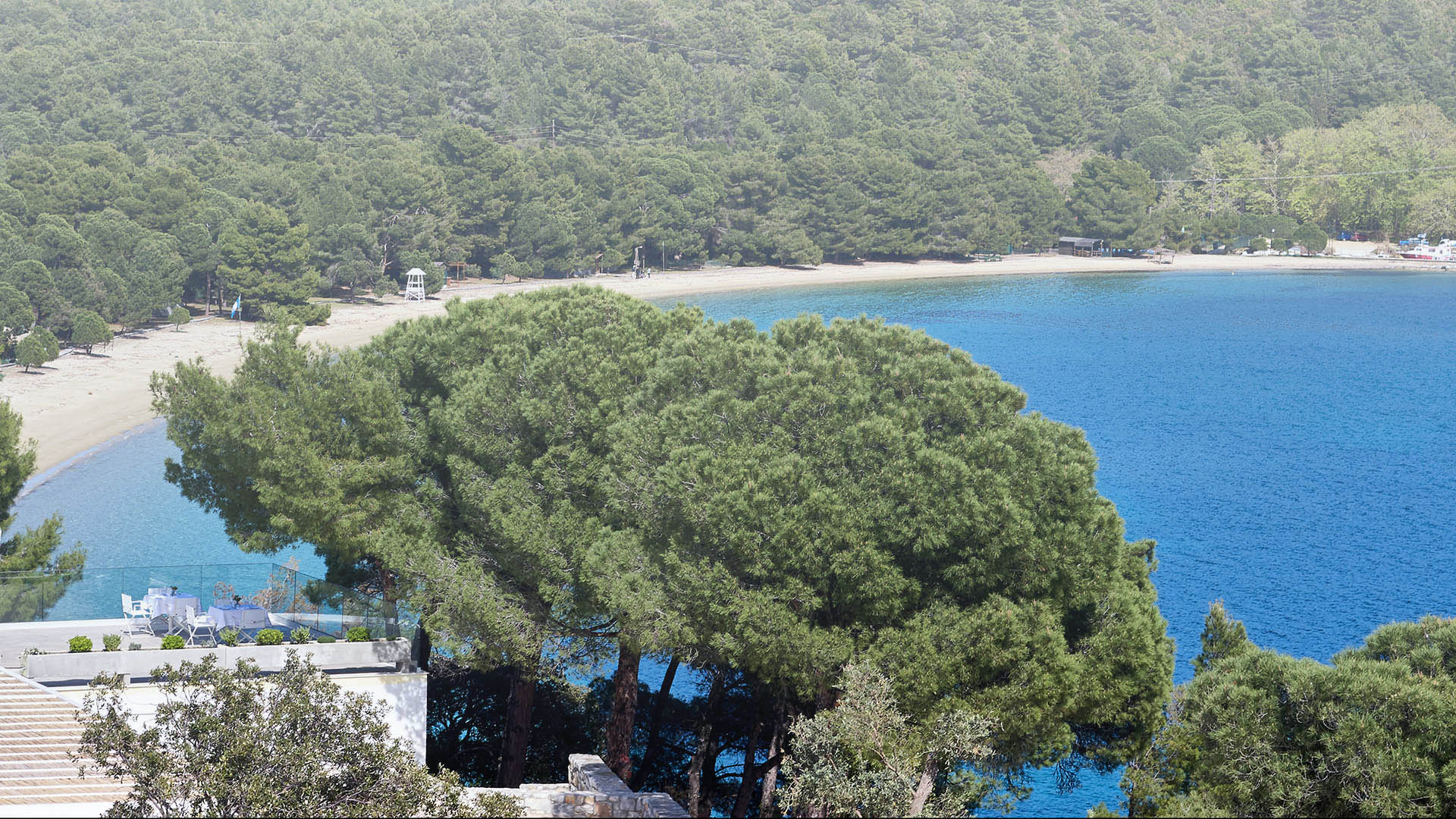 Skiathos Beach view