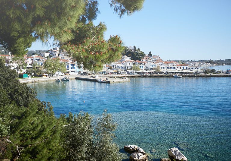 Skiathos port